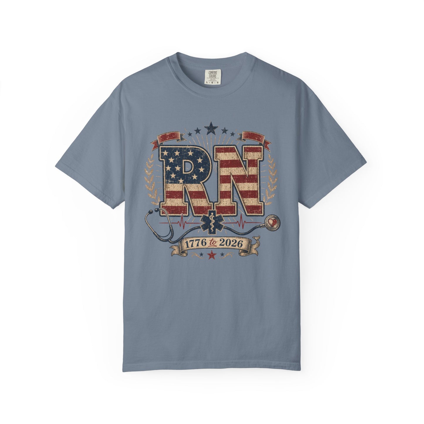 1776–2026 America 250 Anniversary Nurse Tee