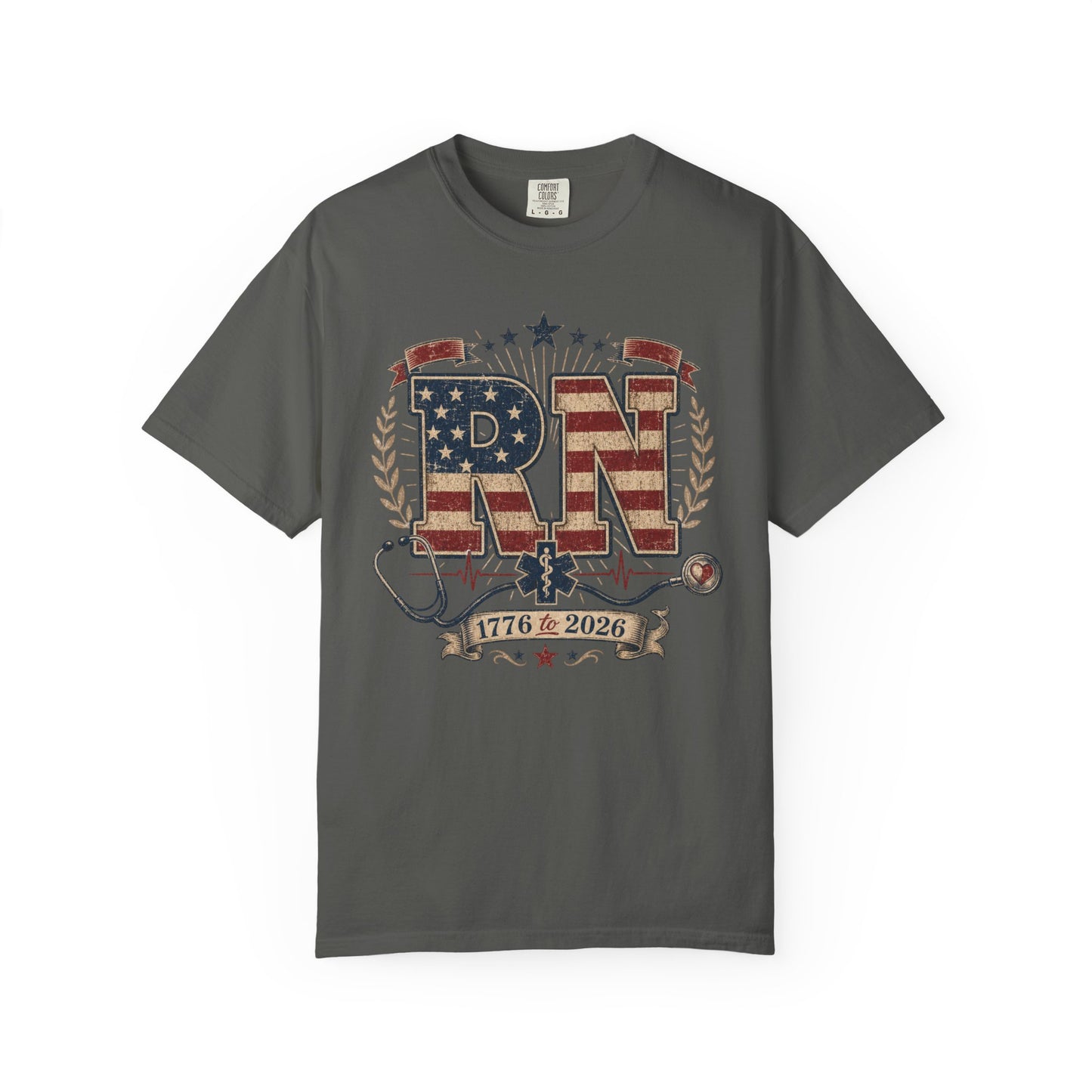 1776–2026 America 250 Anniversary Nurse Tee