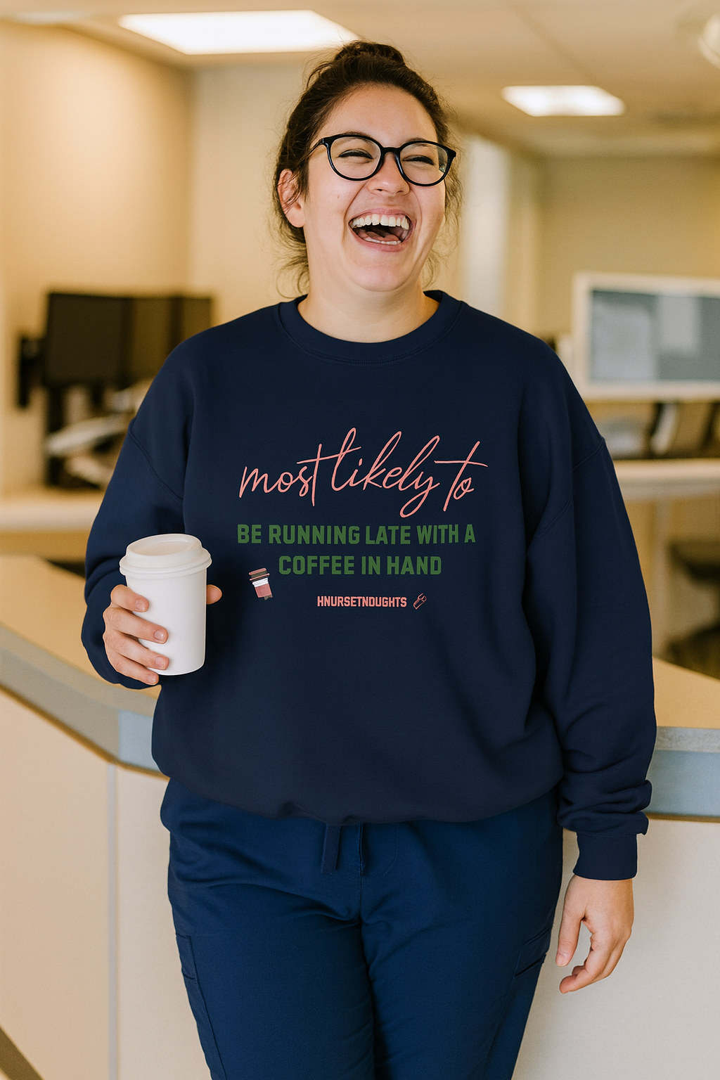 Most Likely to be Running Late With a Coffee in Hand!