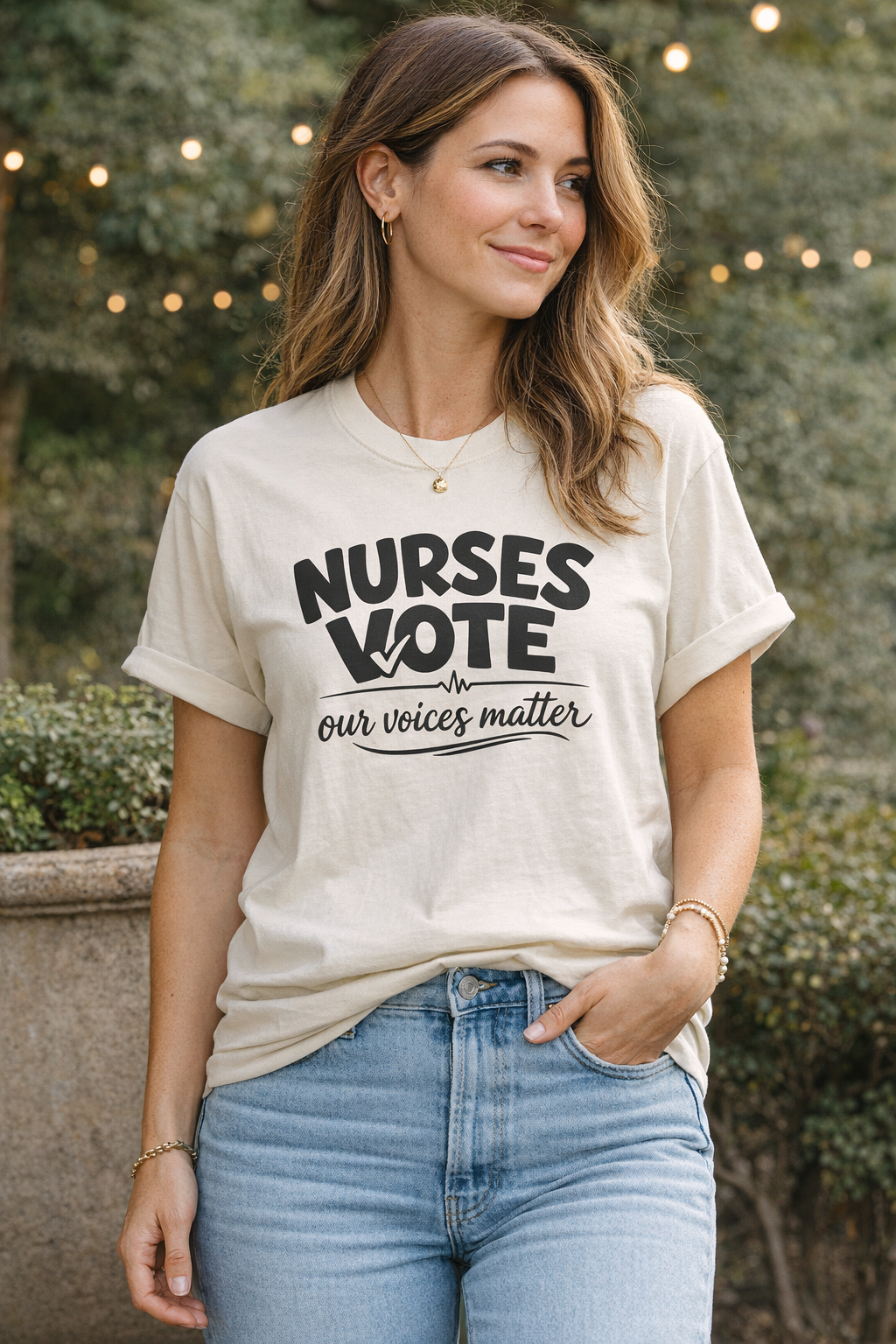 Nurses Vote T-Shirt — “Our Voices Matter”