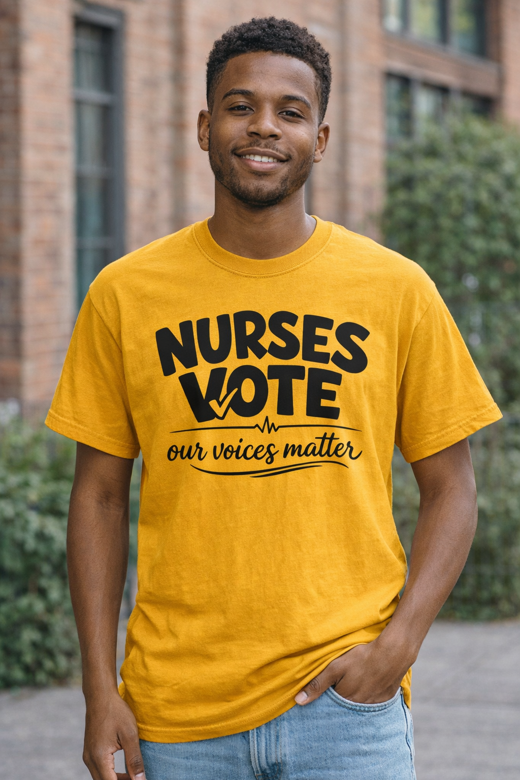 Nurses Vote T-Shirt — “Our Voices Matter”