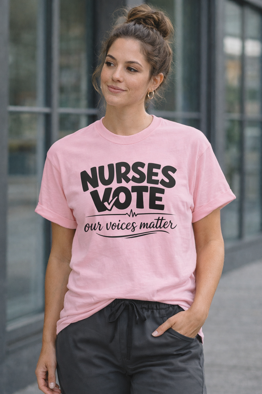 Nurses Vote T-Shirt — “Our Voices Matter”