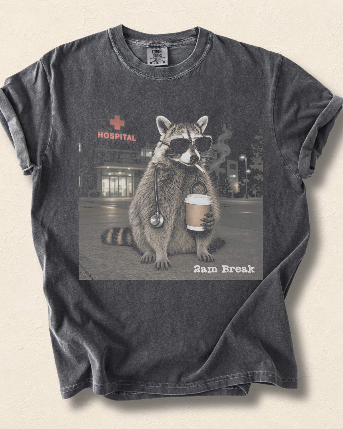 Raccoon Coffee Break T-Shirt