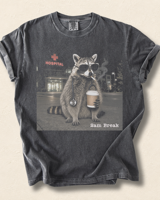 Raccoon Coffee Break T-Shirt